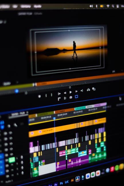 Videoschnitt-Software mit Timeline und Vorschau